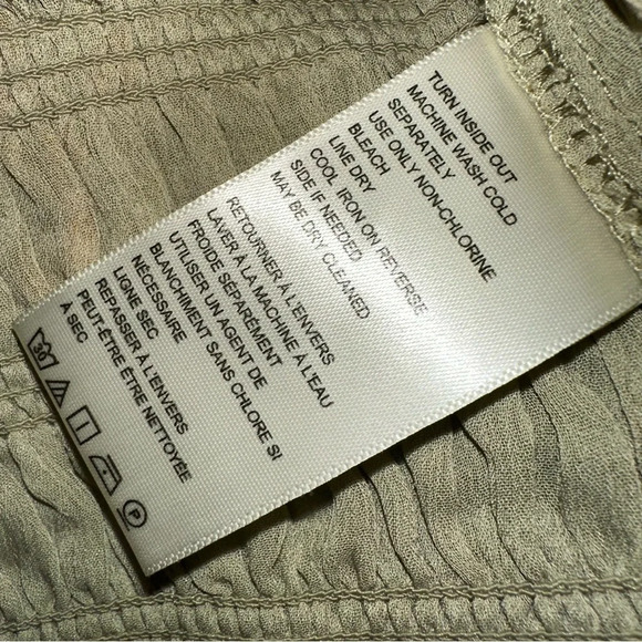 Free People Olive Floral Blouse - Picture 8 of 8